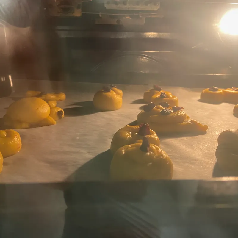 焼いているときの状態